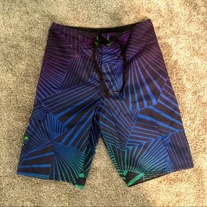 Mossimo Supply Co Geometric Design Board Shorts